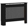 vidaXL Cache-radiateur noir 112x19x81,5 cm MDF