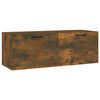 vidaXL Armoire murale Ch&ecirc;ne fum&eacute; 100x36,5x35 cm Bois d'ing&eacute;nierie
