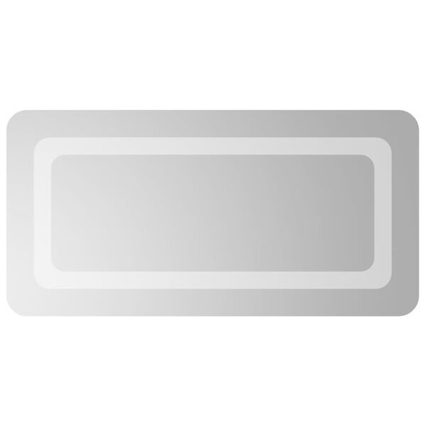 vidaXL Miroir de salle de bain &agrave; LED 30x60 cm