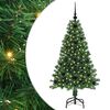 vidaXL Sapin de No&euml;l artificiel Vert 120 cm PVC, Acier et Plastique