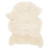 vidaXL Peau de mouton Cr&egrave;me (60-70)x(90-100) cm