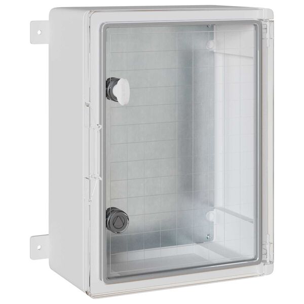 vidaXL Armoire de contr&ocirc;le Gris 30 x 16,5 x 40 cm Plastic ABS