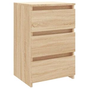 vidaXL Table de chevet Ch&ecirc;ne sonoma 40x35x62,5 cm bois d'ing&eacute;nierie
