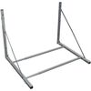 vidaXL Porte-pneus argent&eacute; acier