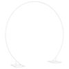 vidaXL Arche de mariage Blanc 220 x 45 x 200 cm Acier