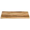 vidaXL Dessus de table bord vivant 70x60x3,8 cm bois de manguier brut