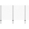 vidaXL Cl&ocirc;ture grillag&eacute;e avec poteau 10 x 1,4 m Acier recouvert de PVC