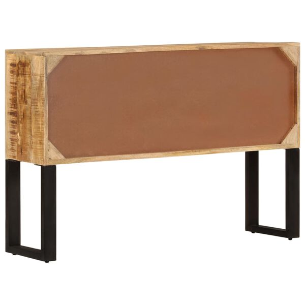 vidaXL Buffet 110x30x74 cm Bois de manguier brut