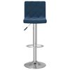 vidaXL Tabourets de bar lot de 2 bleu velours