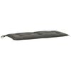 vidaXL Coussin de banc de jardin gris fonc&eacute; m&eacute;lang&eacute; 100x50x7 cm tissu