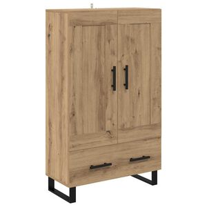 vidaXL Haut Armoire avec tiroir Ch&ecirc;ne artisanal 69,5 x 31 x 115 cm