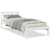 vidaXL Cadre de lit extra long sans matelas 80x220 cm bois massif pin