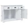 vidaXL Buffet avec 3 portes MDF et Bois de pin 105x35x77,5 cm