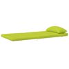 vidaXL Coussins de chaise Uni 2 pcs Vert vif. 58 x 77 x 4,5 cm