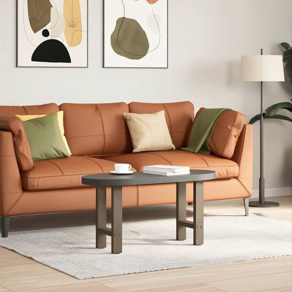 vidaXL Pieds de table basse en acier naturel 2 pièces 28 x (42-43) cm Acier