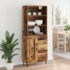 vidaXL Haut Armoire avec tiroir Bois Ancien 69,5 x 34 x 180 cm