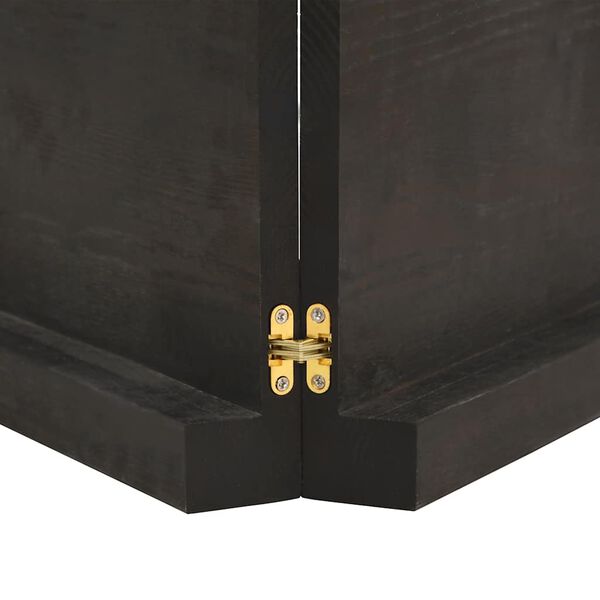 vidaXL Dessus de table bois massif trait&eacute; bordure assortie