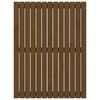 vidaXL T&ecirc;te de lit murale Marron miel 82,5x3x110 cm Bois massif de pin