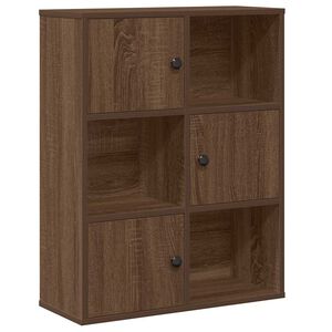 vidaXL Biblioth&egrave;que ch&ecirc;ne marron 60x24x76,5 cm bois d'ing&eacute;nierie