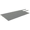 vidaXL Panneaux de terrasse et accessoires WPC Marron/gris 40 m&sup2; 2,2 m