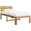 vidaXL Cadre de lit simple avec t&ecirc;te de lit ROSTOCK Blanc 90 x 200 cm