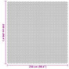 vidaXL Tapis de tente Anthracite 250 x 250 cm Polyester