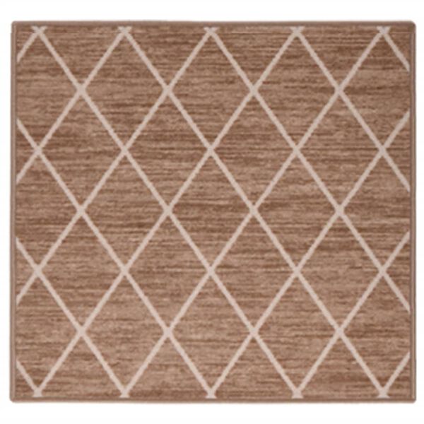vidaXL Tapis de couloir Marron clair 80x100 cm