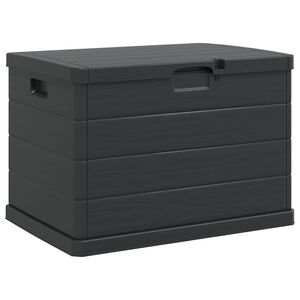 vidaXL Bo&icirc;te de Rangement de Jardin Plastique 77,5 x 54,5 x 53 cm