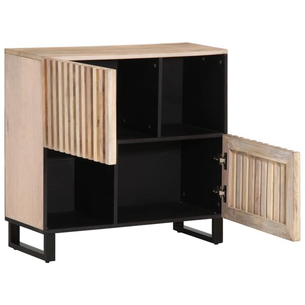 vidaXL Buffet 80x34x75 cm Bois massif de manguier