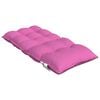vidaXL Coussins de chaise à dossier bas lot de 4 rose tissu oxford