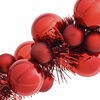 vidaXL Guirlande de Boules de No&euml;l Rouge 186 cm Polystyr&egrave;ne