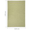 vidaXL Tapis &agrave; tissage plat d'ext&eacute;rieur 120x170 cm Vert