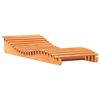 vidaXL Chaise longue cire marron 205x80x31,5 cm bois massif de pin