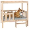 vidaXL Lit pour chien 95,5x73,5x90 cm Bois de pin solide