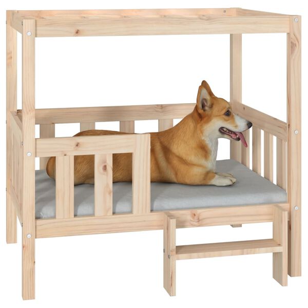 vidaXL Lit pour chien 95,5x73,5x90 cm Bois de pin solide