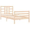 vidaXL Cadre de lit sans matelas 100x200 cm bois massif de pin