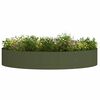 vidaXL Anneau de jardini&egrave;re 5 pcs Vert olive 120 x 120 x 20 cm