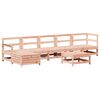 vidaXL Salon de jardin 7 pcs bois massif douglas