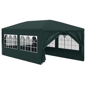 vidaXL Tente de r&eacute;ception 3 x 6 m Vert