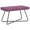 vidaXL banc Pourpre 80 x 40 x 45 cm Velours