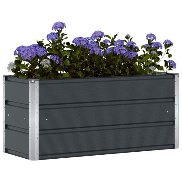 vidaXL Jardini&egrave;re Anthracite 100 x 40 x 45 cm Acier