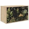 vidaXL Meuble TV mural RHENEN 69 x 33 x 40 cm Ch&ecirc;ne Sonoma