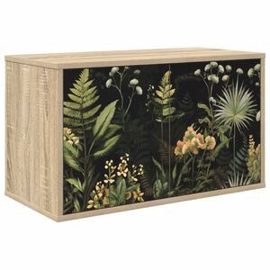vidaXL Meuble TV mural RHENEN 69 x 33 x 40 cm Ch&ecirc;ne Sonoma