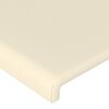 vidaXL Têtes de lit 2 pcs Crème 90x5x78/88 cm Similicuir