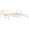 vidaXL Lit de jour et lit gigogne sans matelas 80x200 cm bois massif