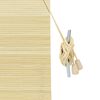 vidaXL Store enrouleur avec des rideaux Nature 140 x 220 cm Bambou