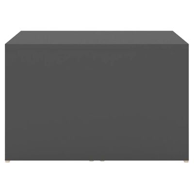 vidaXL Tables basses gigognes 3 pcs gris 60x60x38 cm bois d'ingénierie