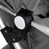 vidaXL Poussette pour b&eacute;b&eacute; 3-en-1 Gris clair Aluminium