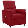 vidaXL Fauteuil de massage Rouge bordeaux Tissu