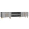 vidaXL Meuble TV sonoma gris 180x31,5x40 cm bois d'ing&eacute;nierie